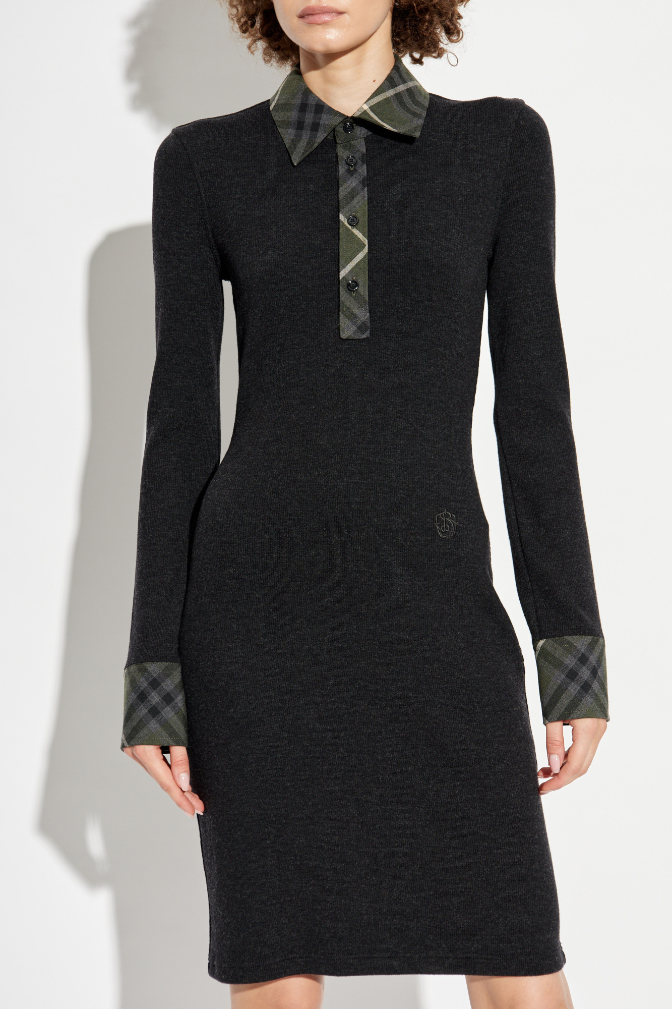 Black Wool Dress Burberry Vitkac Australia